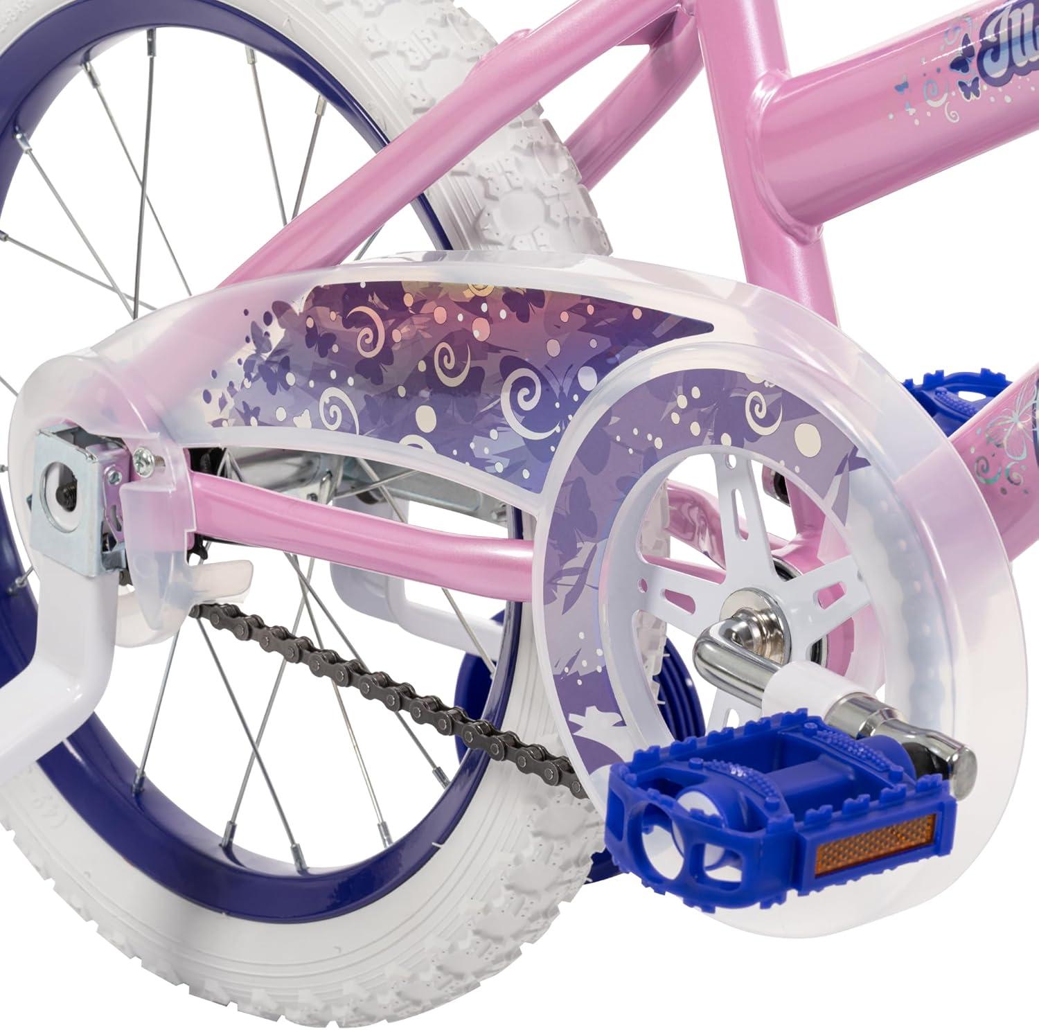 image:imageHuffy Illuminate Bike for Girls 121620 Inch Size Options Ages 3 Years Old Removable Training Wheels 12 and 16 Only Multiple Color Options Easy Assembly Adjustable Seat DurableGloss Pink