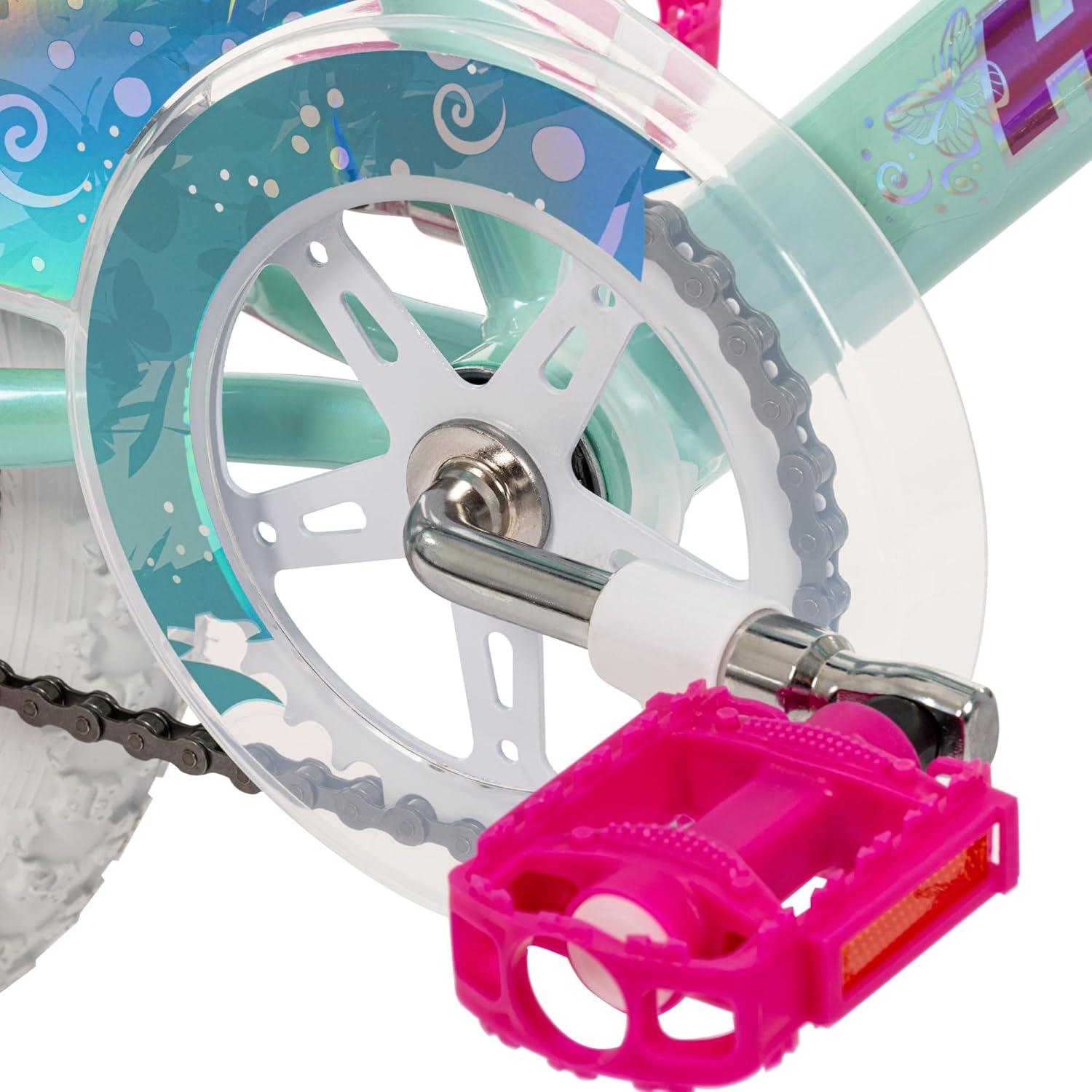 image:imageHuffy Illuminate Bike for Girls 121620 Inch Size Options Ages 3 Years Old Removable Training Wheels 12 and 16 Only Multiple Color Options Easy Assembly Adjustable Seat DurableHigh Tide Gloss