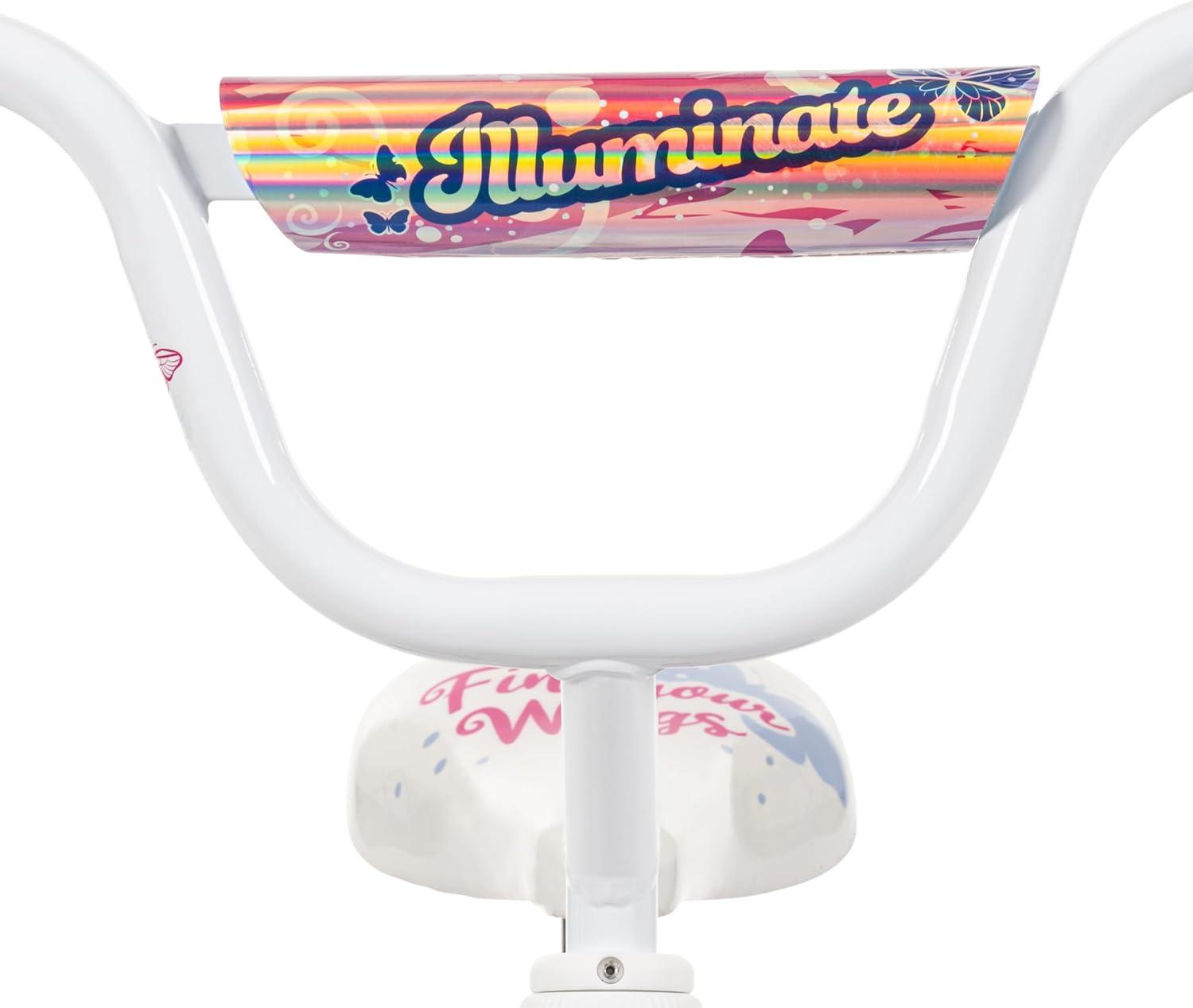 image:imageHuffy Illuminate Bike for Girls 121620 Inch Size Options Ages 3 Years Old Removable Training Wheels 12 and 16 Only Multiple Color Options Easy Assembly Adjustable Seat DurableSweet Pink