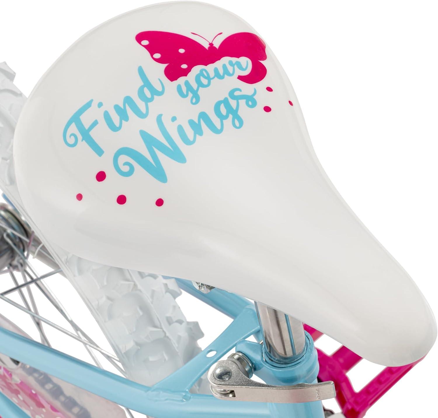 image:imageHuffy Illuminate Bike for Girls 121620 Inch Size Options Ages 3 Years Old Removable Training Wheels 12 and 16 Only Multiple Color Options Easy Assembly Adjustable Seat DurableSky Blue
