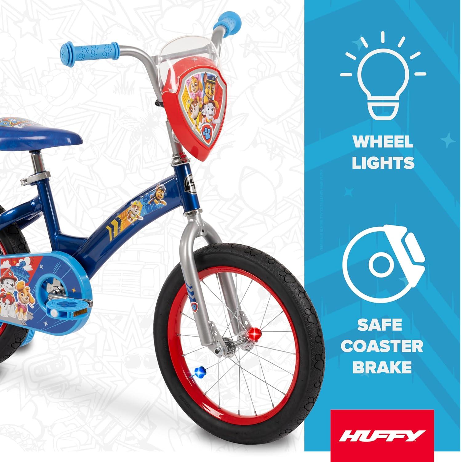 image:imageHuffy Paw Patrol Kids Bikes Sizes 1216 Inch Beginner Rider Multiple Designs and Color Options Available Removable Training Wheels Included Fun Paw Patrol GraphicsMulticolor