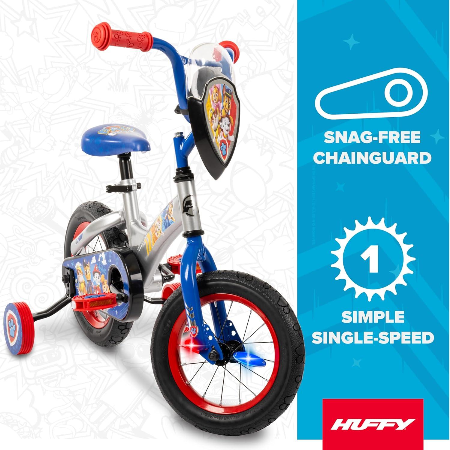 image:imageHuffy Paw Patrol Kids Bikes Sizes 1216 Inch Beginner Rider Multiple Designs and Color Options Available Removable Training Wheels Included Fun Paw Patrol GraphicsMulticolor