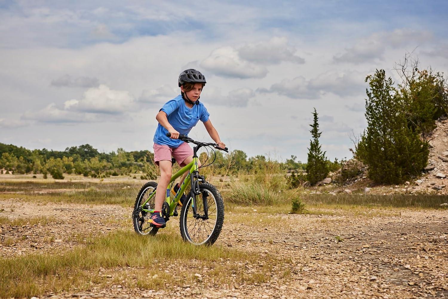 image:imageHuffy Stone Mountain Bike for Men and Women 202426 6Speed 20 or 21Speed Front or Dual Suspension Varies Multiple Colors Adjustable Saddle Shimano Equipped AllTerrain TiresMatte Lime