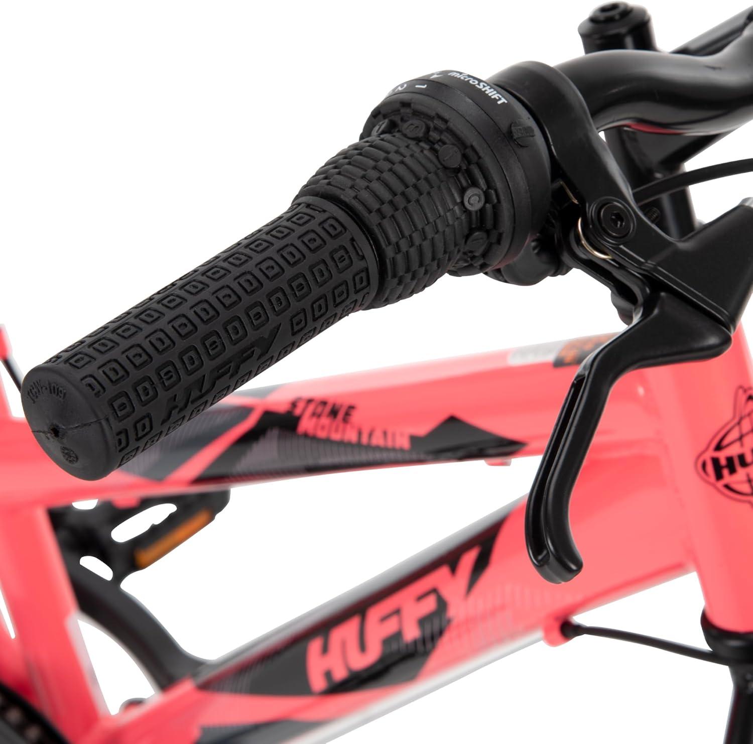 image:imageHuffy Stone Mountain Bike for Men and Women 202426 6Speed 20 or 21Speed Front or Dual Suspension Varies Multiple Colors Adjustable Saddle Shimano Equipped AllTerrain TiresSolar Flare