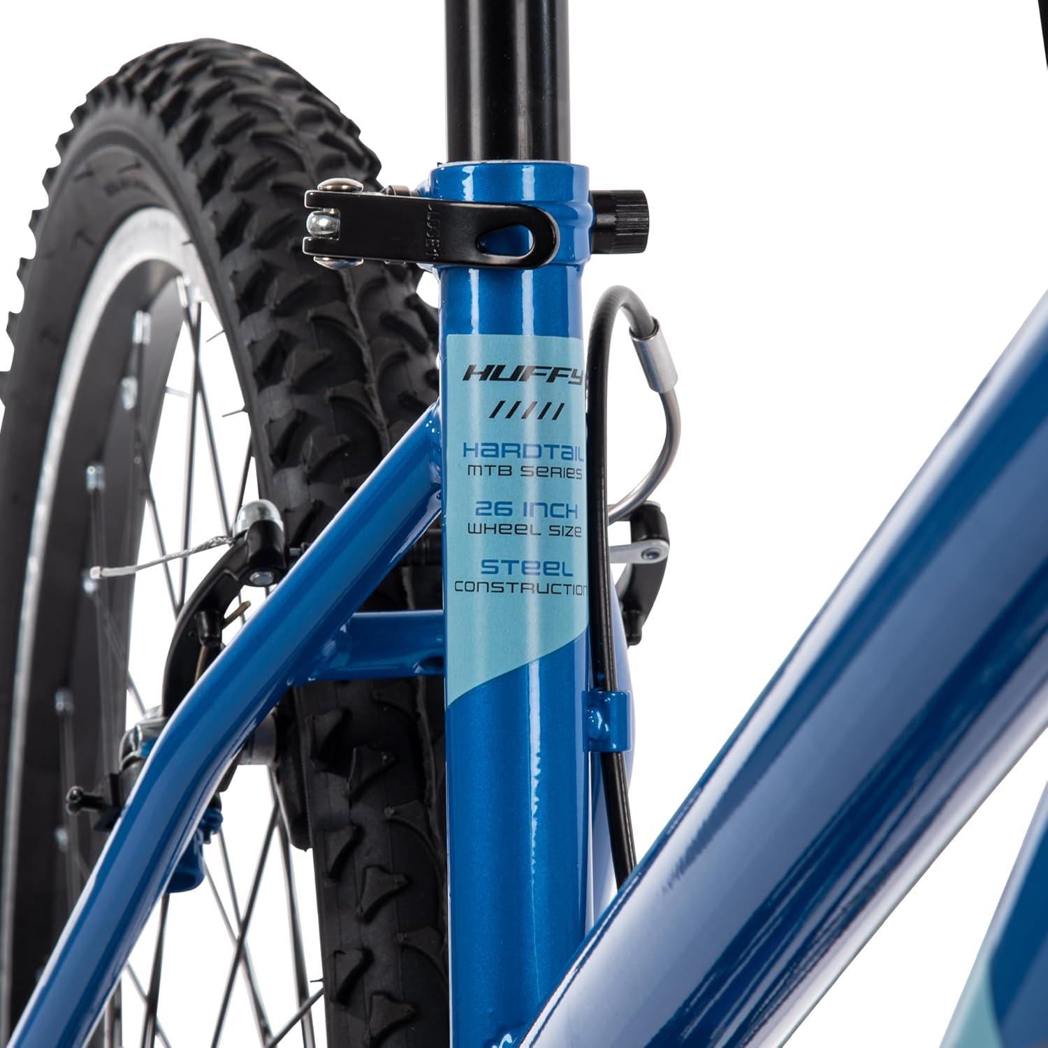 image:imageHuffy Stone Mountain Bike for Men and Women 202426 6Speed 20 or 21Speed Front or Dual Suspension Varies Multiple Colors Adjustable Saddle Shimano Equipped AllTerrain TiresDeep Sea Gloss