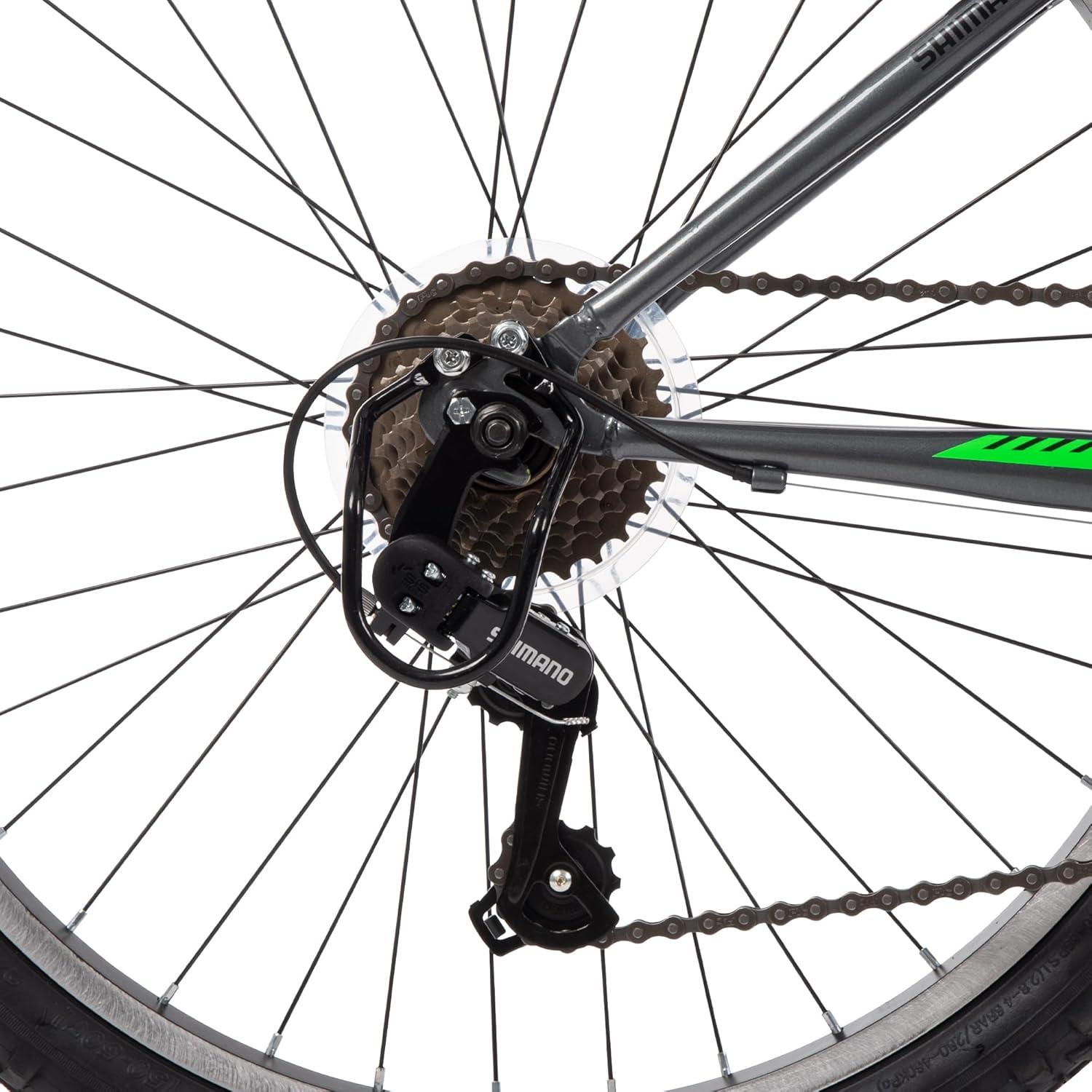 image:imageHuffy Stone Mountain Bike for Men and Women 202426 6Speed 20 or 21Speed Front or Dual Suspension Varies Multiple Colors Adjustable Saddle Shimano Equipped AllTerrain TiresCharcoal Gloss