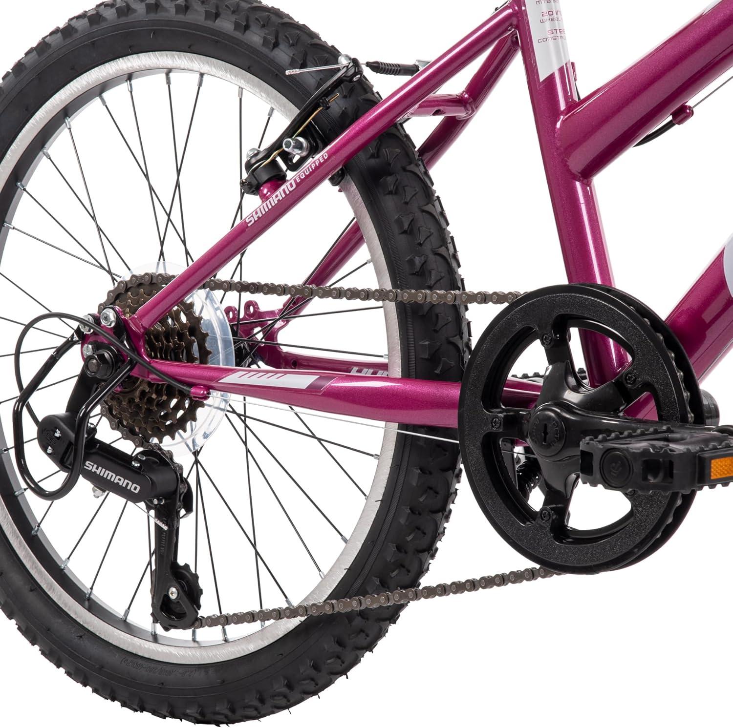 image:imageHuffy Stone Mountain Bike for Men and Women 202426 6Speed 20 or 21Speed Front or Dual Suspension Varies Multiple Colors Adjustable Saddle Shimano Equipped AllTerrain TiresOrchid Gloss
