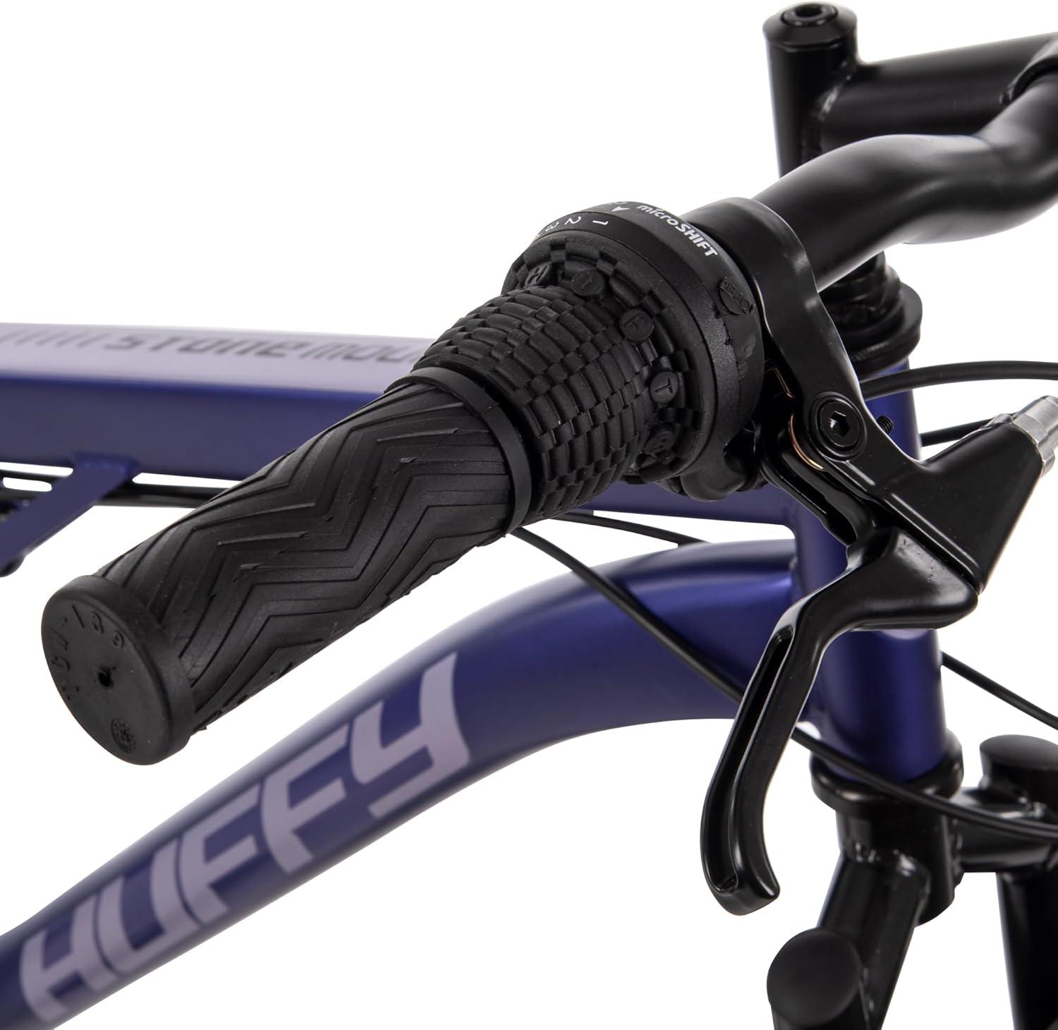 image:imageHuffy Stone Mountain Bike for Men and Women 202426 6Speed 20 or 21Speed Front or Dual Suspension Varies Multiple Colors Adjustable Saddle Shimano Equipped AllTerrain TiresMidnight Purple