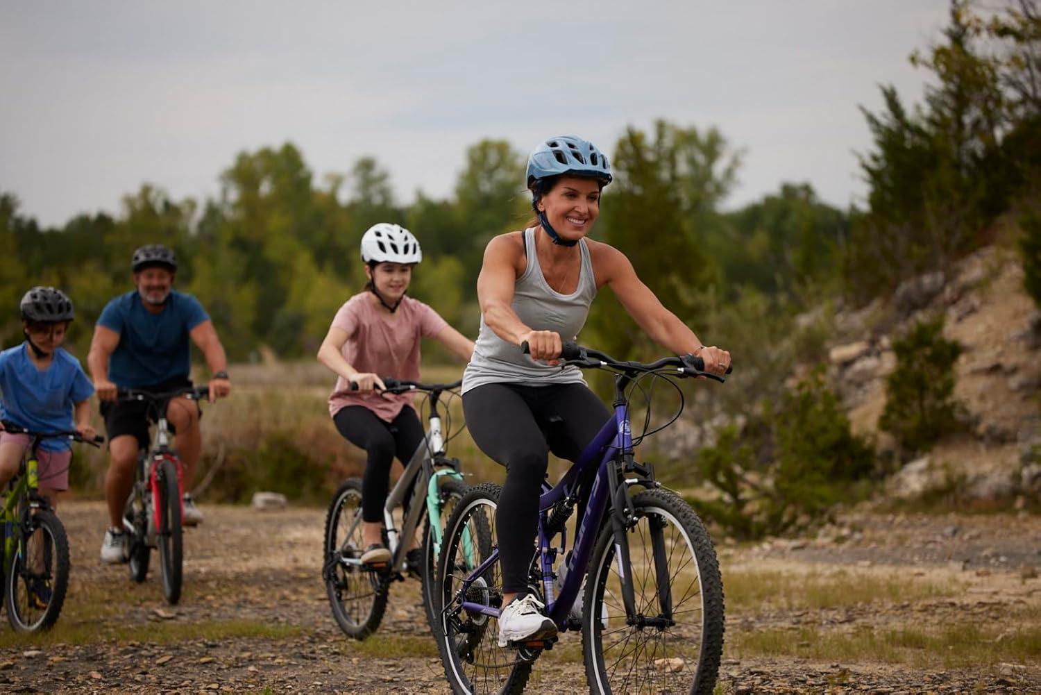 image:imageHuffy Stone Mountain Bike for Men and Women 202426 6Speed 20 or 21Speed Front or Dual Suspension Varies Multiple Colors Adjustable Saddle Shimano Equipped AllTerrain TiresMidnight Purple