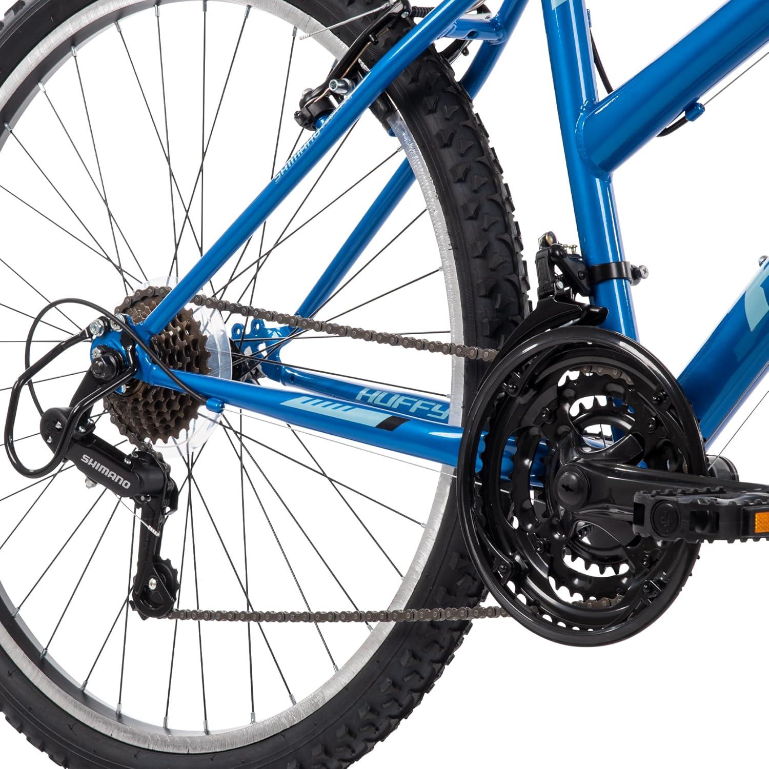 image:imageHuffy Stone Mountain Bike for Men and Women 202426 6Speed 20 or 21Speed Front or Dual Suspension Varies Multiple Colors Adjustable Saddle Shimano Equipped AllTerrain TiresDeep Sea Gloss