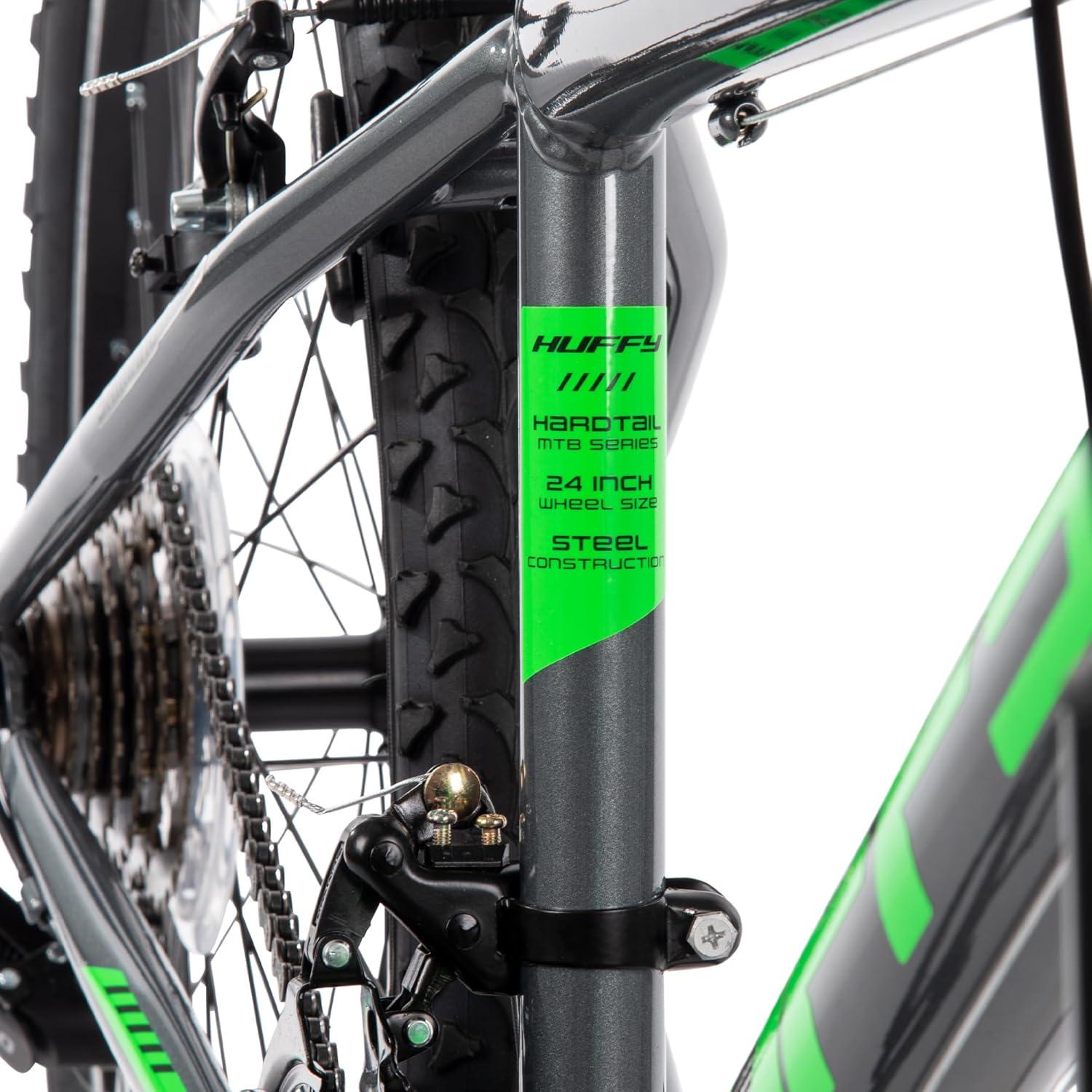 image:imageHuffy Stone Mountain Bike for Men and Women 202426 6Speed 20 or 21Speed Front or Dual Suspension Varies Multiple Colors Adjustable Saddle Shimano Equipped AllTerrain TiresCharcoal Gloss