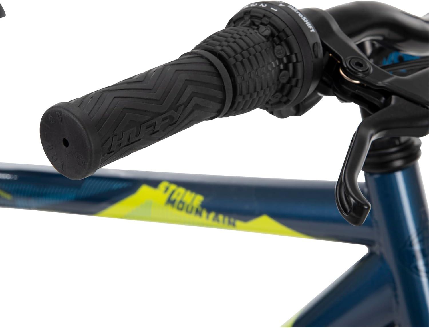 image:imageHuffy Stone Mountain Bike for Men and Women 202426 6Speed 20 or 21Speed Front or Dual Suspension Varies Multiple Colors Adjustable Saddle Shimano Equipped AllTerrain TiresDenim Blue