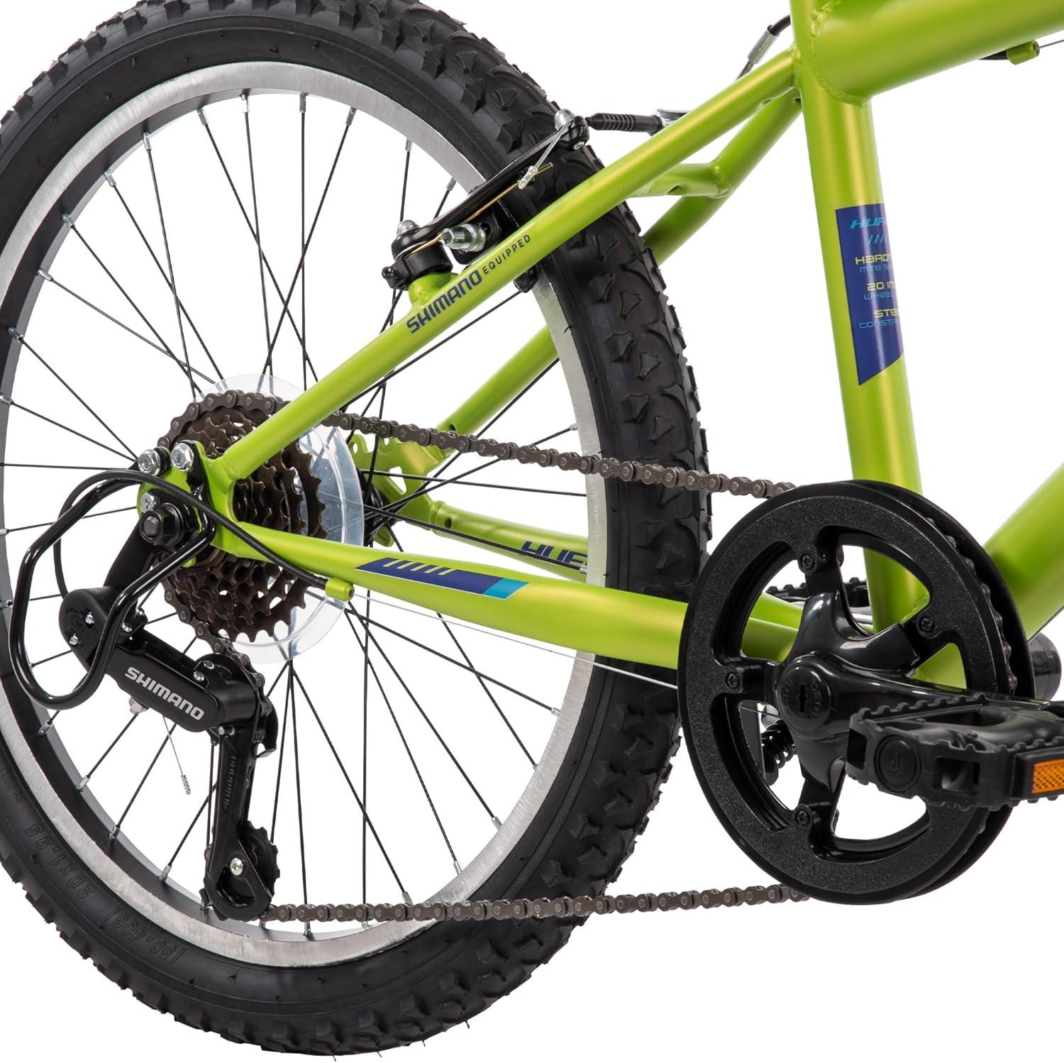image:imageHuffy Stone Mountain Bike for Men and Women 202426 6Speed 20 or 21Speed Front or Dual Suspension Varies Multiple Colors Adjustable Saddle Shimano Equipped AllTerrain TiresMatte Lime