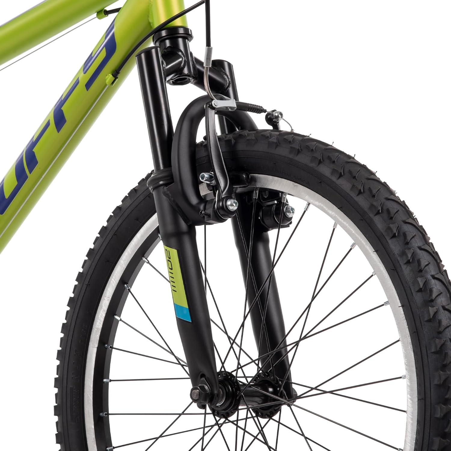 image:imageHuffy Stone Mountain Bike for Men and Women 202426 6Speed 20 or 21Speed Front or Dual Suspension Varies Multiple Colors Adjustable Saddle Shimano Equipped AllTerrain TiresMatte Lime