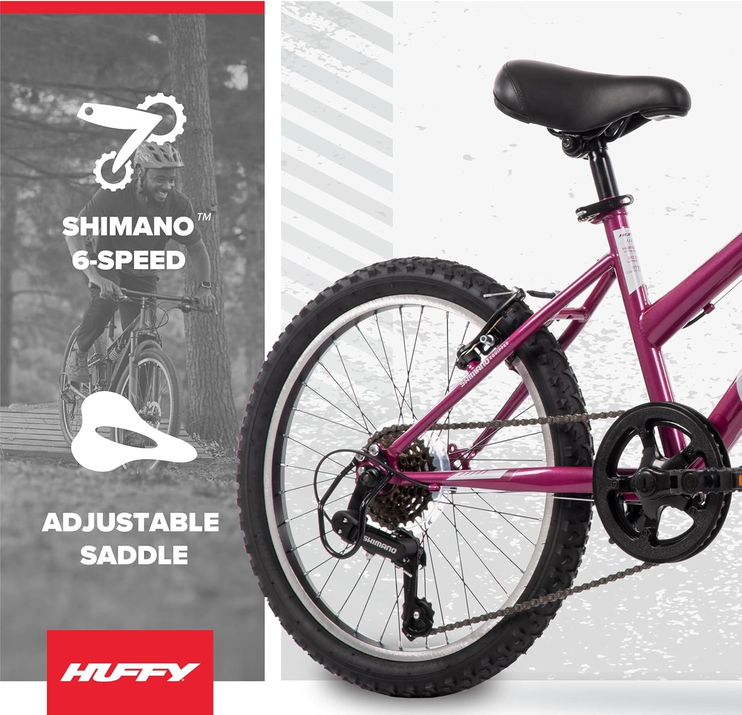 image:imageHuffy Stone Mountain Bike for Men and Women 202426 6Speed 20 or 21Speed Front or Dual Suspension Varies Multiple Colors Adjustable Saddle Shimano Equipped AllTerrain TiresOrchid Gloss