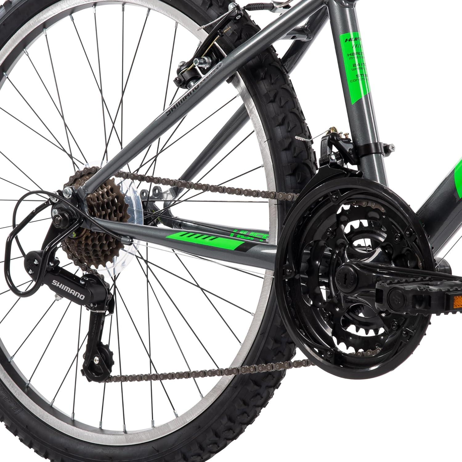 image:imageHuffy Stone Mountain Bike for Men and Women 202426 6Speed 20 or 21Speed Front or Dual Suspension Varies Multiple Colors Adjustable Saddle Shimano Equipped AllTerrain TiresCharcoal Gloss