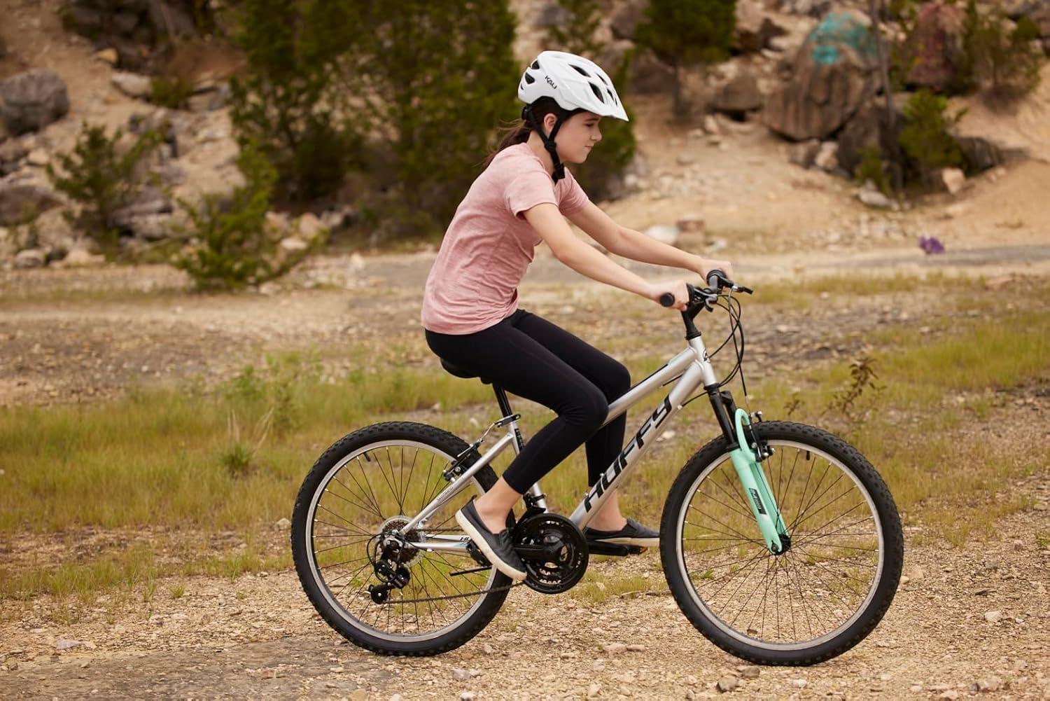 image:imageHuffy Stone Mountain Bike for Men and Women 202426 6Speed 20 or 21Speed Front or Dual Suspension Varies Multiple Colors Adjustable Saddle Shimano Equipped AllTerrain TiresMetallic Nickel