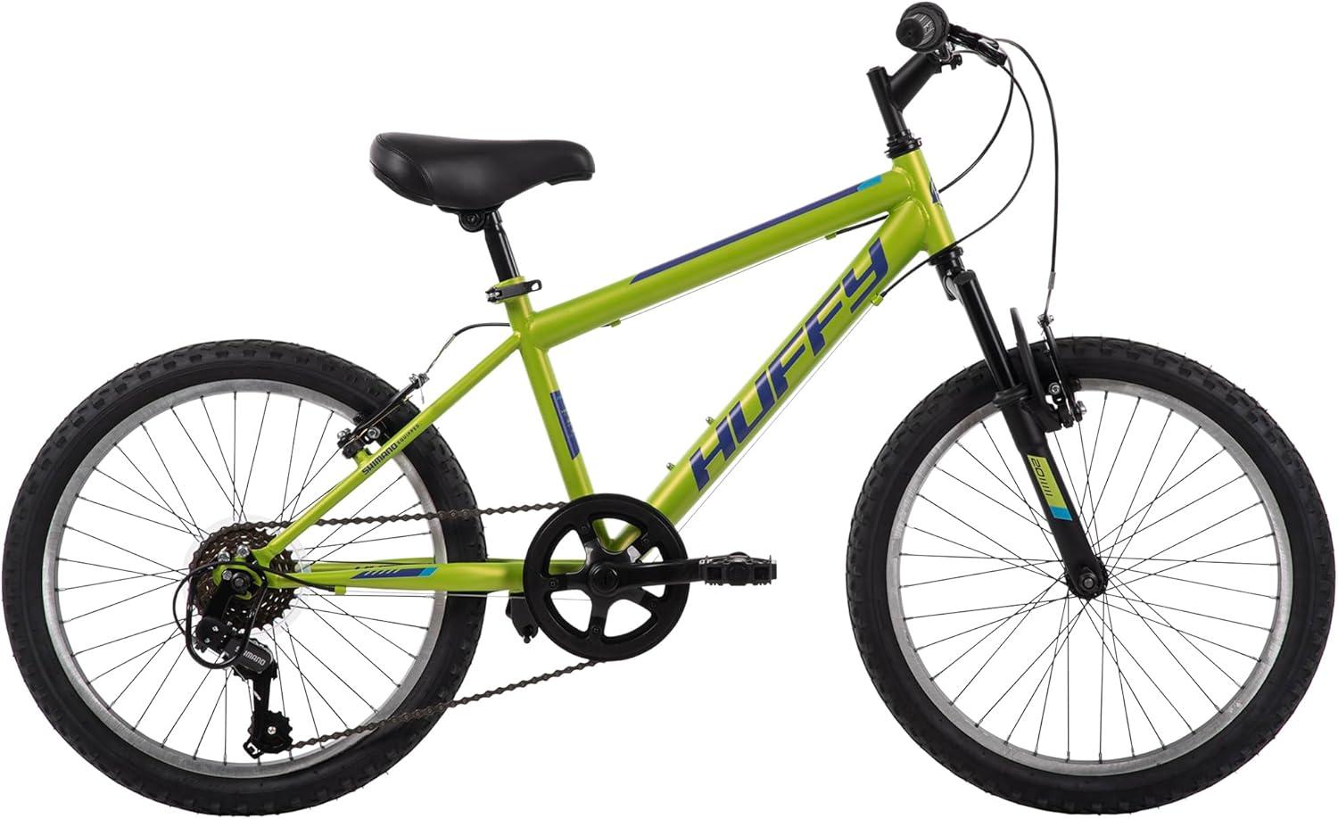 image:imageHuffy Stone Mountain Bike for Men and Women 202426 6Speed 20 or 21Speed Front or Dual Suspension Varies Multiple Colors Adjustable Saddle Shimano Equipped AllTerrain TiresMatte Lime