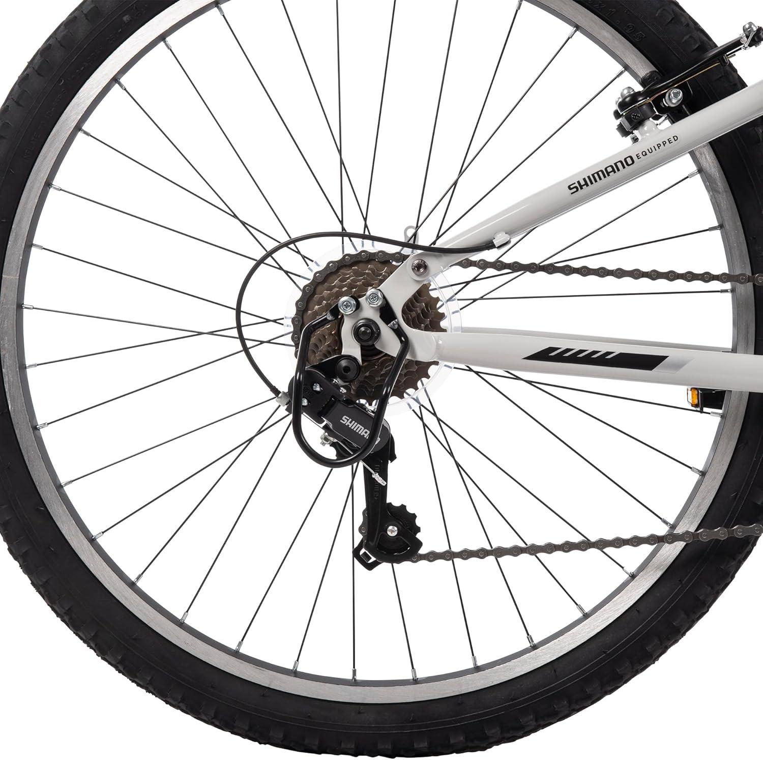 image:imageHuffy Stone Mountain Bike for Men and Women 202426 6Speed 20 or 21Speed Front or Dual Suspension Varies Multiple Colors Adjustable Saddle Shimano Equipped AllTerrain TiresCloudy Grey Gloss