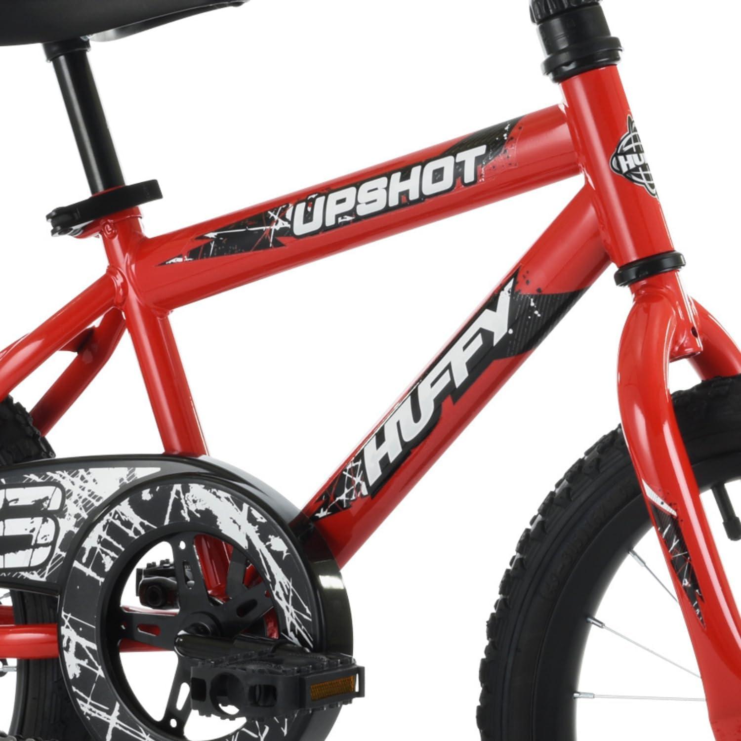 image:imageHuffy Upshot 121620 Inch Boys Bike for Kids Multiple Color Options Available Removable Training Wheels BMX Design Designed for Growth Durable Construction EZ Build AssemblyRed