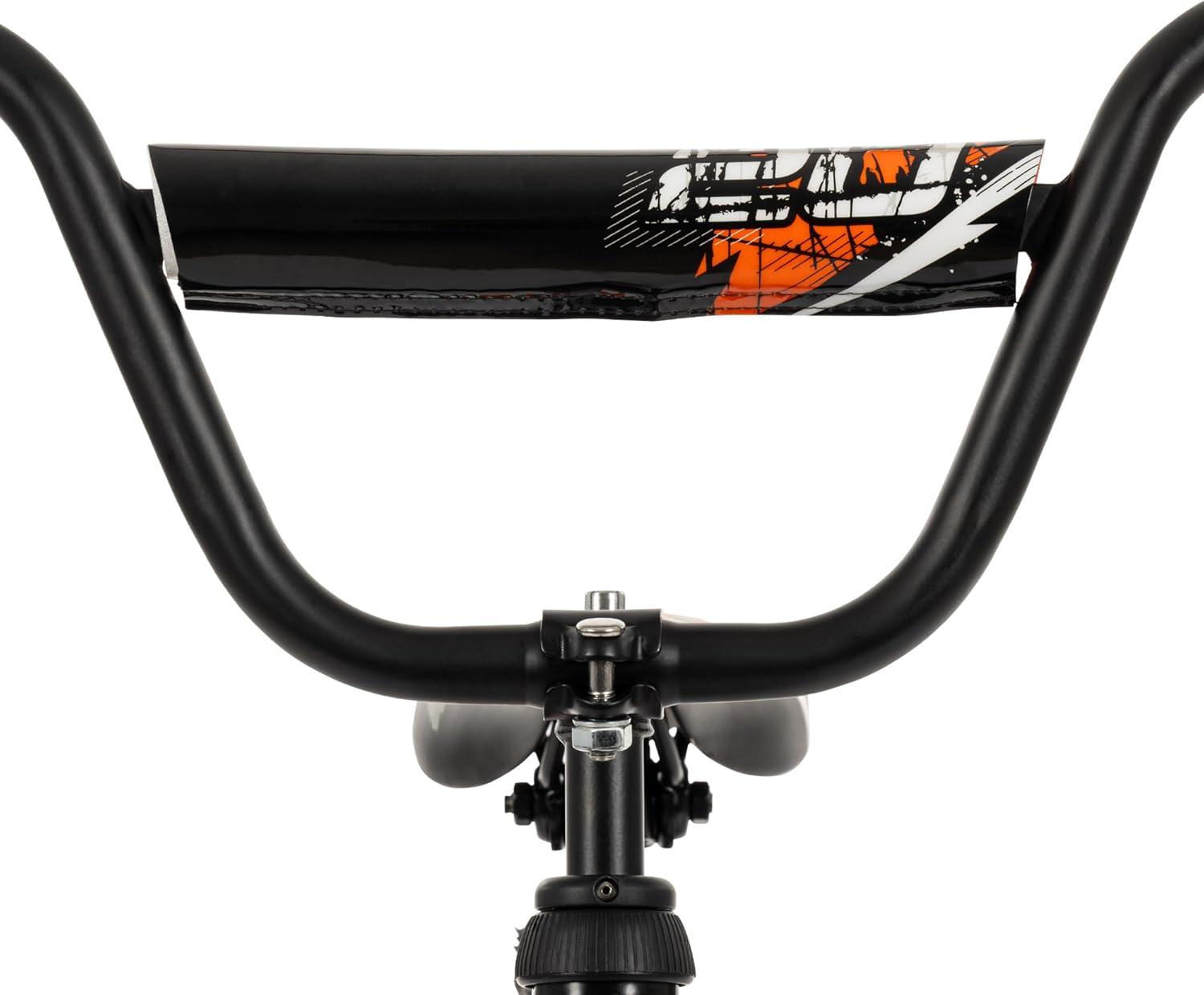 image:imageHuffy Upshot 121620 Inch Boys Bike for Kids Multiple Color Options Available Removable Training Wheels BMX Design Designed for Growth Durable Construction EZ Build AssemblyGray