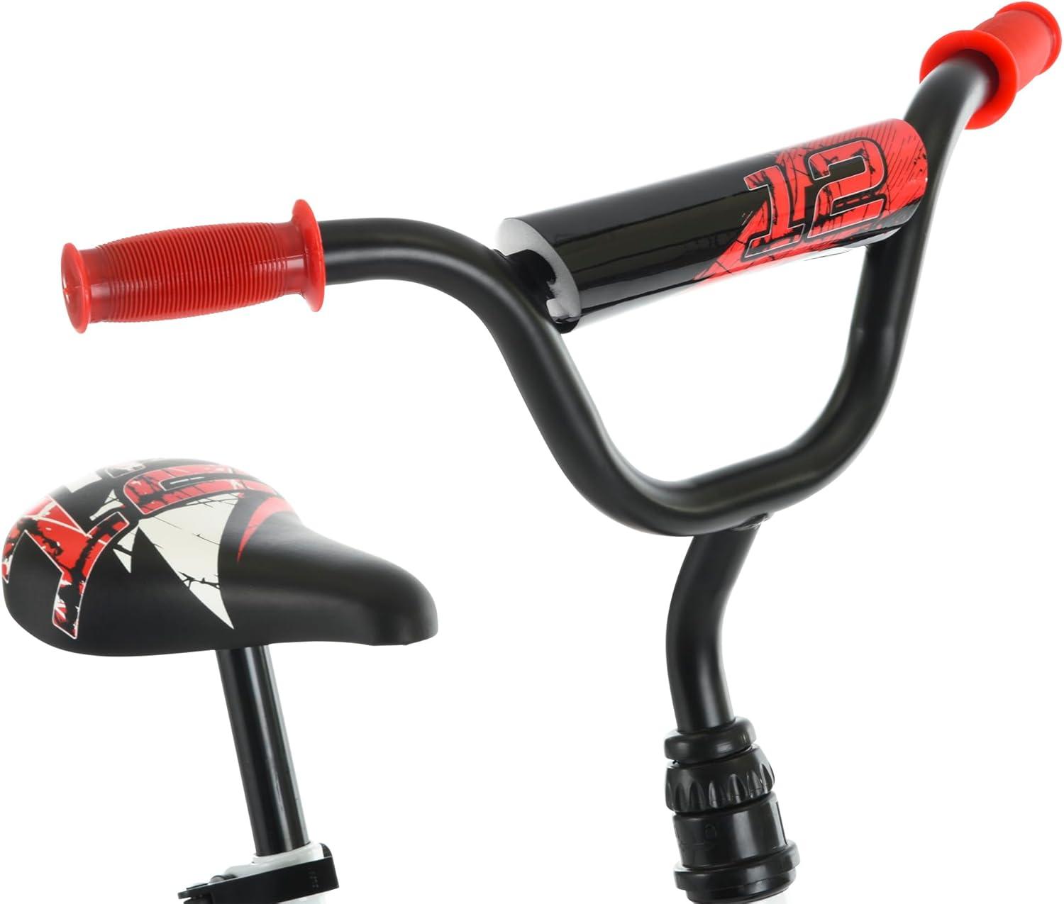 image:imageHuffy Upshot 121620 Inch Boys Bike for Kids Multiple Color Options Available Removable Training Wheels BMX Design Designed for Growth Durable Construction EZ Build AssemblyWhite
