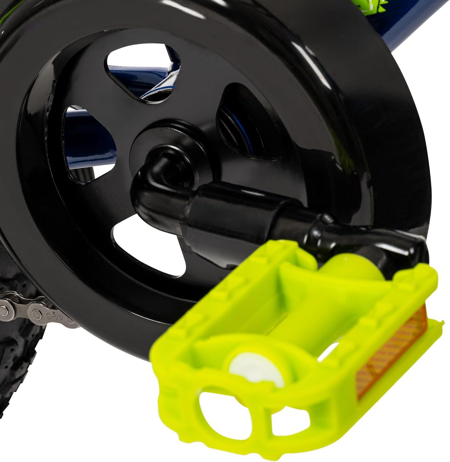 image:imageHuffy Upshot 121620 Inch Boys Bike for Kids Multiple Color Options Available Removable Training Wheels BMX Design Designed for Growth Durable Construction EZ Build AssemblyBlue