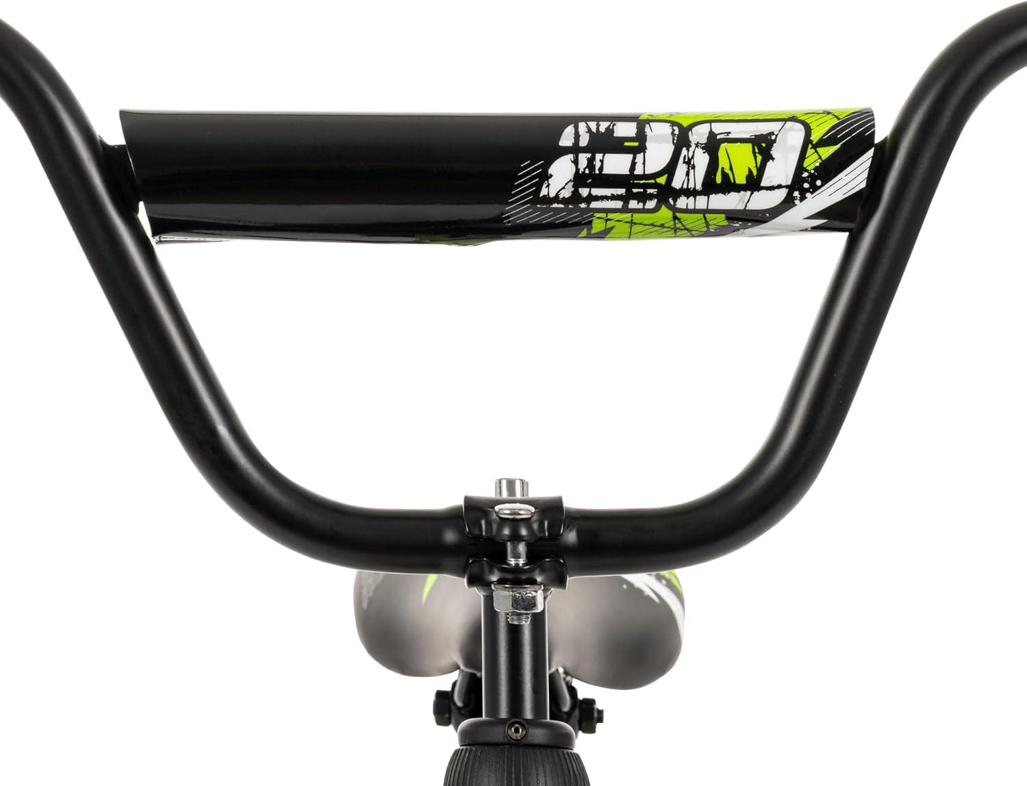 image:imageHuffy Upshot 121620 Inch Boys Bike for Kids Multiple Color Options Available Removable Training Wheels BMX Design Designed for Growth Durable Construction EZ Build AssemblyLime Green