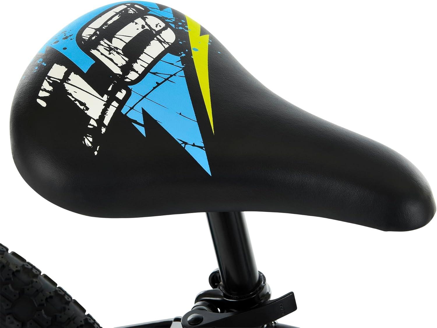 image:imageHuffy Upshot 121620 Inch Boys Bike for Kids Multiple Color Options Available Removable Training Wheels BMX Design Designed for Growth Durable Construction EZ Build AssemblyBlack