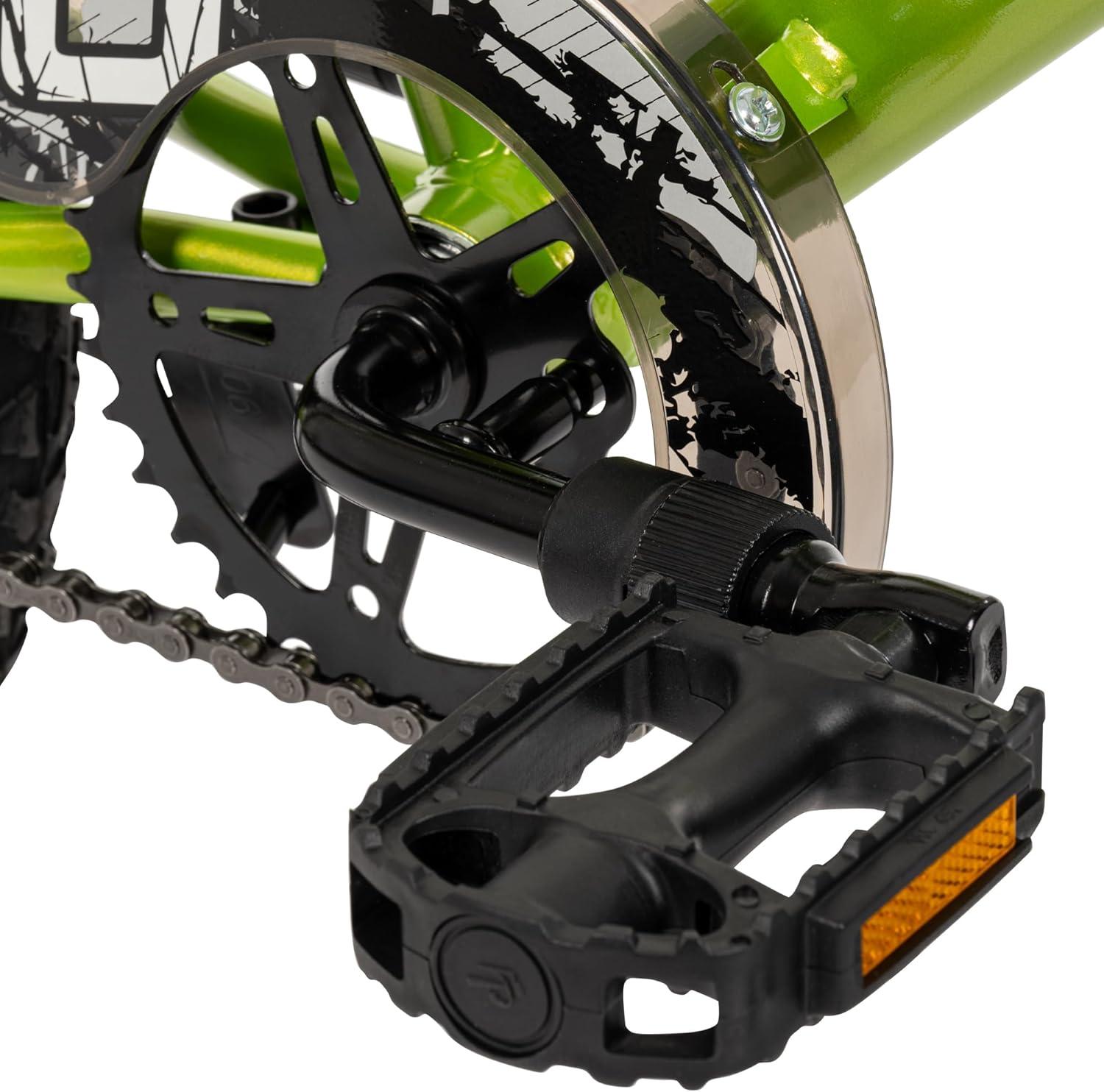 image:imageHuffy Upshot 121620 Inch Boys Bike for Kids Multiple Color Options Available Removable Training Wheels BMX Design Designed for Growth Durable Construction EZ Build AssemblyLime Green