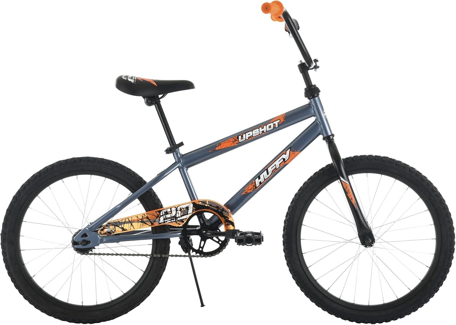 image:imageHuffy Upshot 121620 Inch Boys Bike for Kids Multiple Color Options Available Removable Training Wheels BMX Design Designed for Growth Durable Construction EZ Build AssemblyGray