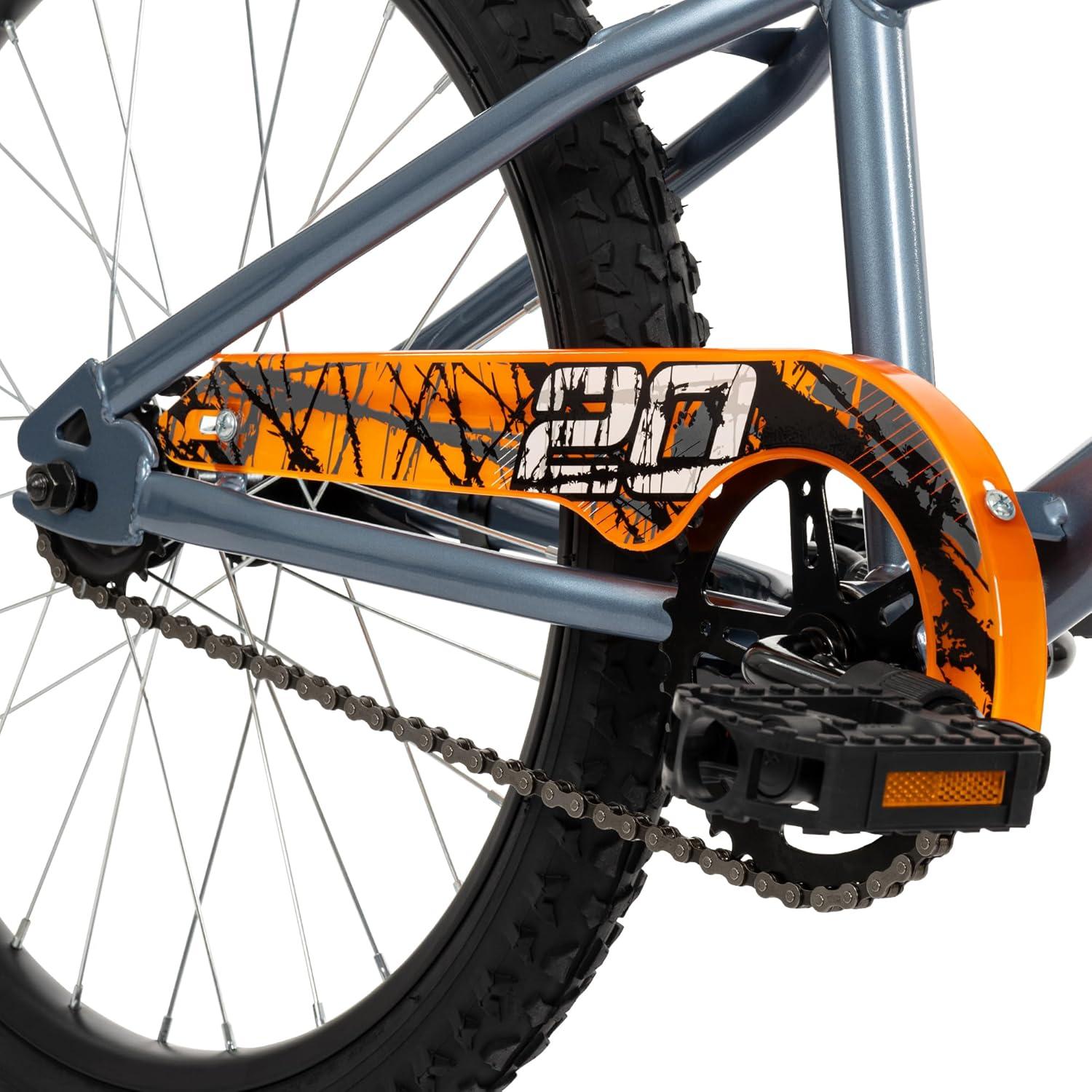 image:imageHuffy Upshot 121620 Inch Boys Bike for Kids Multiple Color Options Available Removable Training Wheels BMX Design Designed for Growth Durable Construction EZ Build AssemblyGray