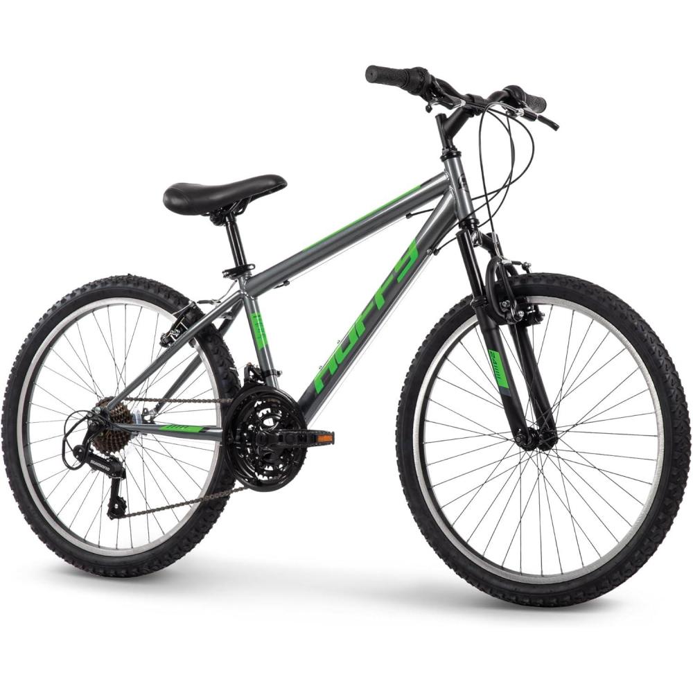 image:imageHuffy Stone Mountain Bike for Men and Women 202426 6Speed 20 or 21Speed Front or Dual Suspension Varies Multiple Colors Adjustable Saddle Shimano Equipped AllTerrain TiresCharcoal Gloss