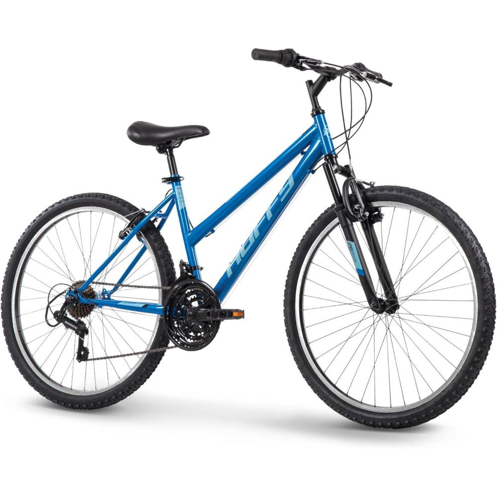 image:imageHuffy Stone Mountain Bike for Men and Women 202426 6Speed 20 or 21Speed Front or Dual Suspension Varies Multiple Colors Adjustable Saddle Shimano Equipped AllTerrain TiresDeep Sea Gloss
