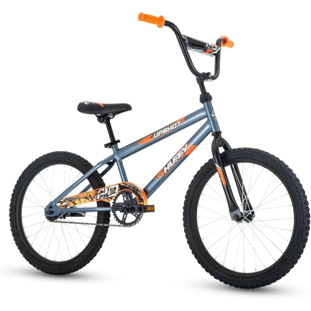 image:imageHuffy Upshot 121620 Inch Boys Bike for Kids Multiple Color Options Available Removable Training Wheels BMX Design Designed for Growth Durable Construction EZ Build AssemblyGray