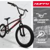 image:imageHuffy 20 Inch BMX Bike for Kids Race amp Freestyle Styles Lightweight Steel Frame Single Speed Drivetrain 20 Wheels Beginner BMX Bike for Street Riding or BMX Track KidsTeensBlack Axilus