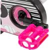 image:imageHuffy Disney Girls Bikes 1216 Inch Sizes Ages 3 Years Old Disney Princess Minnie Mouse Frozen Bicycles Characters Removable Training Wheels Streamers Easy Assembly Durable SafeGloss Sparkly Snow  Minnie Mouse