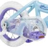 image:imageHuffy Disney Girls Bikes 1216 Inch Sizes Ages 3 Years Old Disney Princess Minnie Mouse Frozen Bicycles Characters Removable Training Wheels Streamers Easy Assembly Durable SafeBlue  Frozen