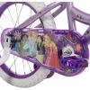 image:imageHuffy Disney Girls Bikes 1216 Inch Sizes Ages 3 Years Old Disney Princess Minnie Mouse Frozen Bicycles Characters Removable Training Wheels Streamers Easy Assembly Durable SafePurple  Disney Princess