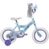 image:imageHuffy Disney Girls Bikes 1216 Inch Sizes Ages 3 Years Old Disney Princess Minnie Mouse Frozen Bicycles Characters Removable Training Wheels Streamers Easy Assembly Durable SafeBlue  Frozen