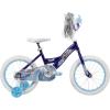 image:imageHuffy Disney Girls Bikes 1216 Inch Sizes Ages 3 Years Old Disney Princess Minnie Mouse Frozen Bicycles Characters Removable Training Wheels Streamers Easy Assembly Durable SafeIndigo Purple  Frozen