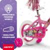 image:imageHuffy Disney Girls Bikes 1216 Inch Sizes Ages 3 Years Old Disney Princess Minnie Mouse Frozen Bicycles Characters Removable Training Wheels Streamers Easy Assembly Durable SafePink  Disney Princess
