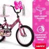 image:imageHuffy Disney Girls Bikes 1216 Inch Sizes Ages 3 Years Old Disney Princess Minnie Mouse Frozen Bicycles Characters Removable Training Wheels Streamers Easy Assembly Durable SafeGloss Rose  Minnie Mouse