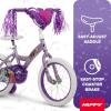 image:imageHuffy Disney Girls Bikes 1216 Inch Sizes Ages 3 Years Old Disney Princess Minnie Mouse Frozen Bicycles Characters Removable Training Wheels Streamers Easy Assembly Durable SafePurple  Disney Princess