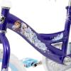 image:imageHuffy Disney Girls Bikes 1216 Inch Sizes Ages 3 Years Old Disney Princess Minnie Mouse Frozen Bicycles Characters Removable Training Wheels Streamers Easy Assembly Durable SafeIndigo Purple  Frozen