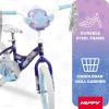 image:imageHuffy Disney Girls Bikes 1216 Inch Sizes Ages 3 Years Old Disney Princess Minnie Mouse Frozen Bicycles Characters Removable Training Wheels Streamers Easy Assembly Durable SafeIndigo Purple  Frozen