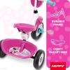 image:imageHuffy Disney Minnie Mouse Girls Trike Ideal for Ages 3 Minnie Mouse Graphics Pink Handlebar Bow Basket Storage Bins for Snacks or Toys Sturdy and Durable Safe for ToddlersMinnie Mouse