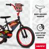 image:imageHuffy Disney and Marvel 1216 Inch Boys Bike for Kids Multiple Color Options and Designs Available Ideal for Ages 3 Years Old Removable Training Wheels Adjustable Seat Simple Coaster BrakeRedBlack  Lightning McQueen