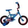image:imageHuffy Disney and Marvel 1216 Inch Boys Bike for Kids Multiple Color Options and Designs Available Ideal for Ages 3 Years Old Removable Training Wheels Adjustable Seat Simple Coaster BrakeBlue  Spidey and His Amazing Friends