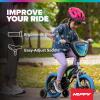 image:imageHuffy ElectroLight Kids Bike with LED Lights Durable Steel Frame Coaster Brake Removable Training Wheels Ages 46 GreyRedGreyBlue